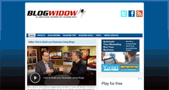 Desktop Screenshot of blogwidow.com